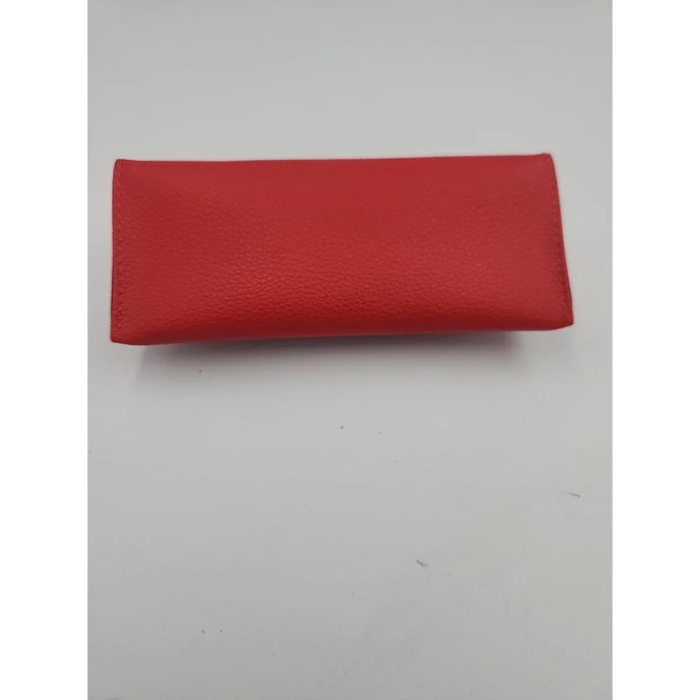 GUESS Red Case for‎ Eyeglasses Sunglasses Faux Leather New Authentic